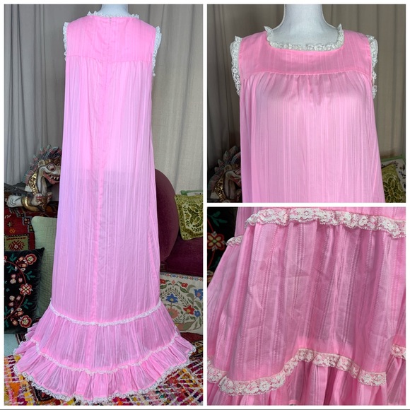 1974 Pink Prom Dress - Picture 2 of 11